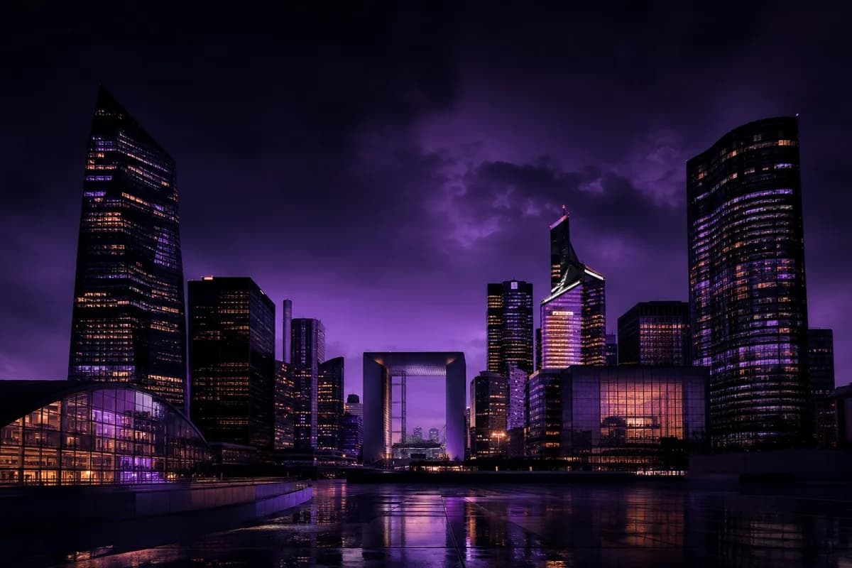 France skyline